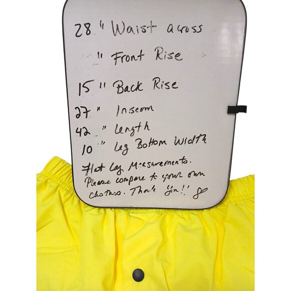NASCO Envisage Rain Pants Sz L Neon Yellow 3M Reflective ANSI 107 Class E $150 - Picture 12 of 16